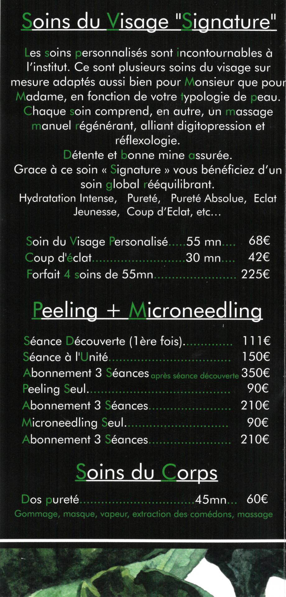 Soin du visage 1